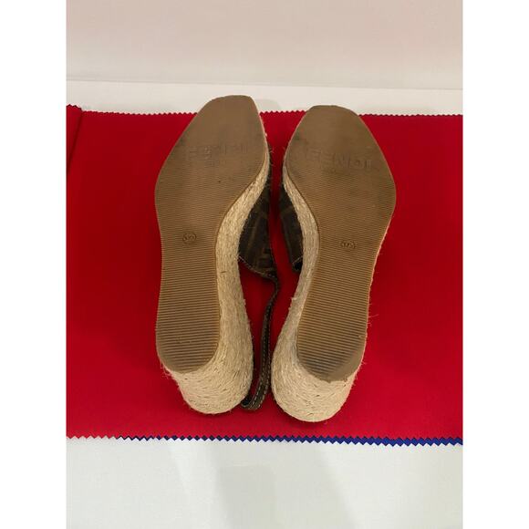 Vintage Fendi Slingback Logo Espadrilles - Picture 5 of 5